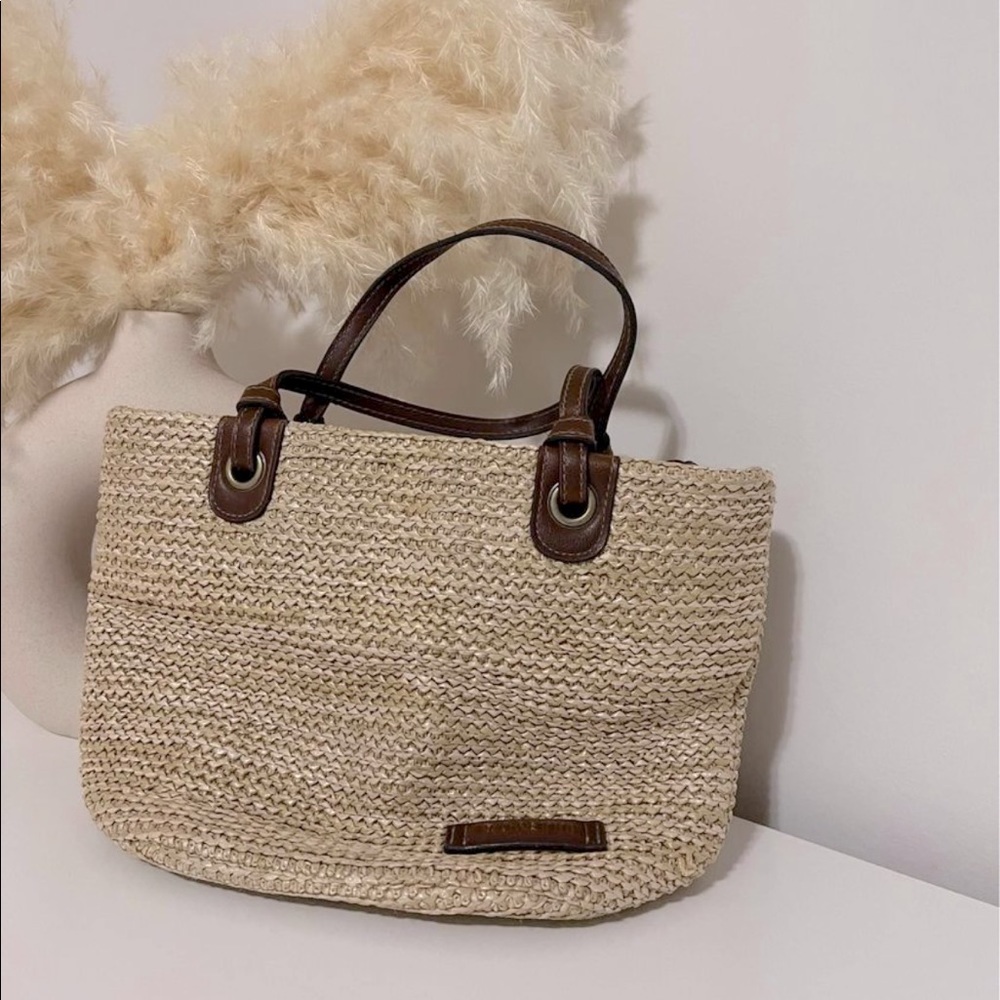 Rosetti Straw Crossbody Bag - Like New